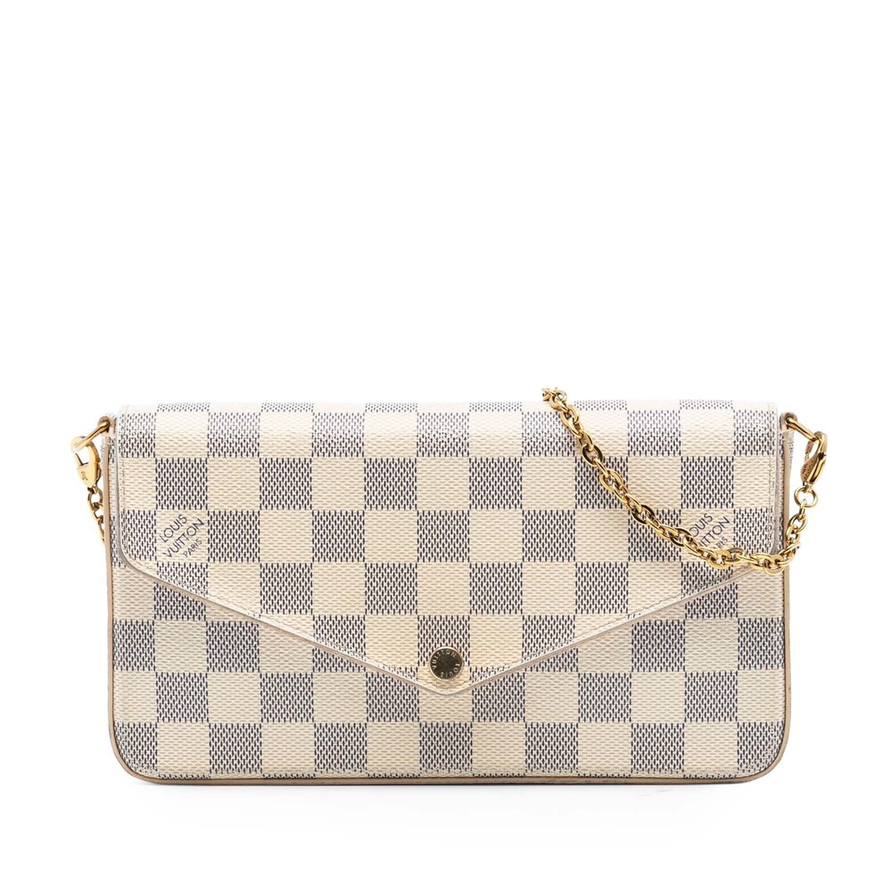 Pre-Loved Louis Vuitton Damier Azur Pochette Felicie